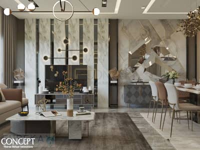 شقة مفروشة بالكامل للبيع في ليك فيو ريزيدنس Lake View Residence - القاهرة الجديدة، جاهزة للسكن