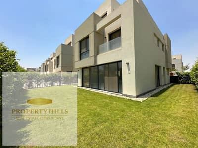 Last fully finished ready-to-move 4BR villa for sale at Al Burouj, open landscape view, longest payment plan, near Hassan Allam.