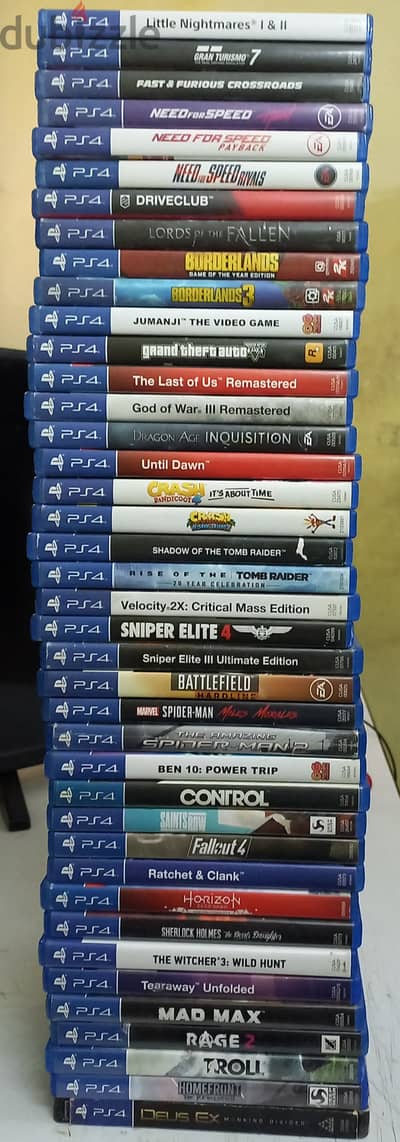الاعاب اسطوانات PlayStation 4