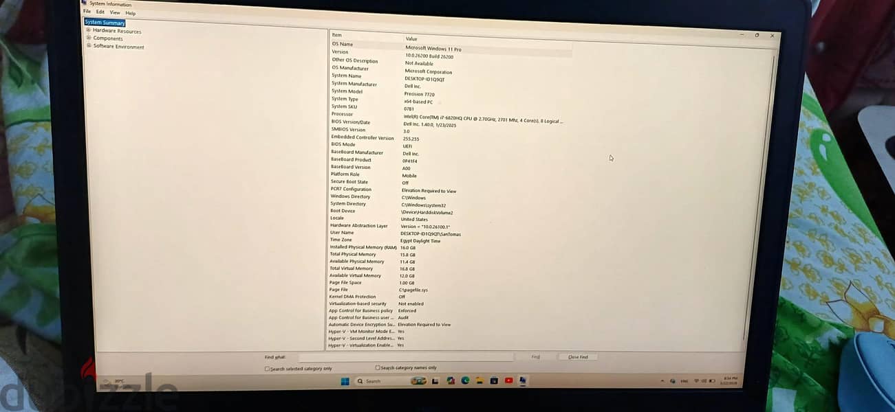Dell Precision 7720 (Workstation)  4