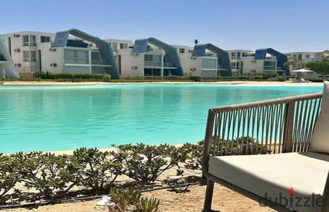 Corner Townhouse for Sale fully finished & furnished at Fouka Bay | Largest Garden view Lagoon | North Coast