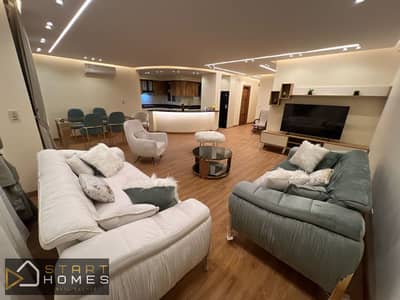 165 sq m, 3 furnished rooms apartment for rent in Madinaty B10 with special finishes, equipped with internet and natural gas