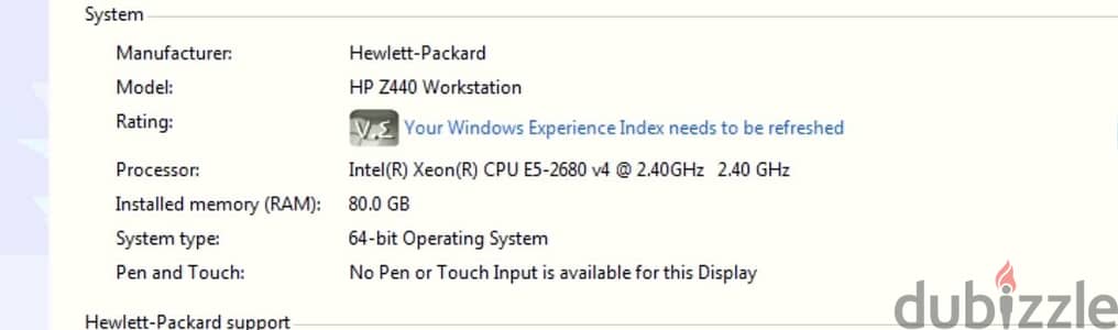 للبيع جهاز z440 workstation