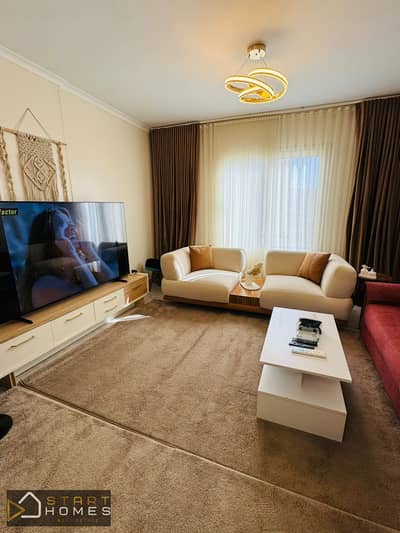 For those who appreciate distinction and live close to amenities, a furnished apartment is available for rent in Al Rehab, opposite the old market.