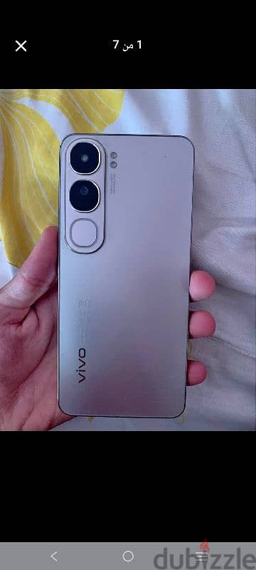هاتف vivo v40 lite جديد 256/12 بصمه شاشه للبدل فقط للتغير جهاز عالي جد