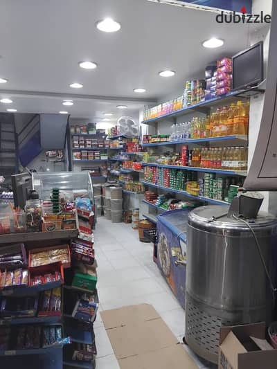 سوبر ماركت للبيع مدينه العبور الحي الاول شغال بل أجهزه