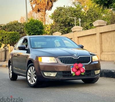 سكودا اوكتافيا A7 ٢٠١٤ مواصفات خليجيه مرايات ضم وشاشه رجال اعمال