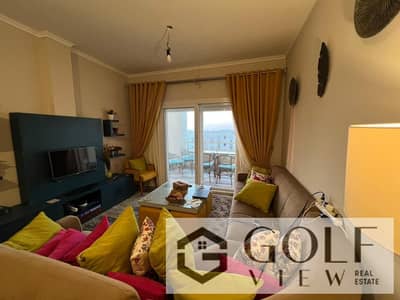 For sale: 95 sqm penthouse chalet with a 60 sqm roof terrace in Amwaj Al Sahel, Sidi Abdel Rahman. Fully finished, super-luxury, furnished living room
