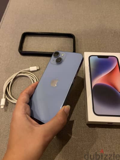 I Phone 14 128GB Blue - حالة ممتازة