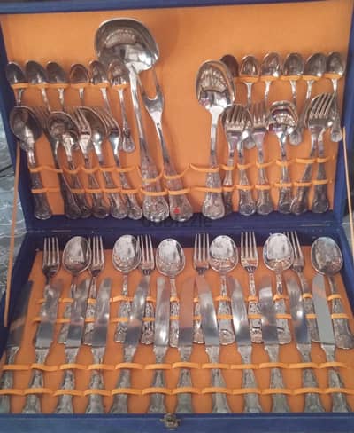 طقم ملاعق فضة ARG800