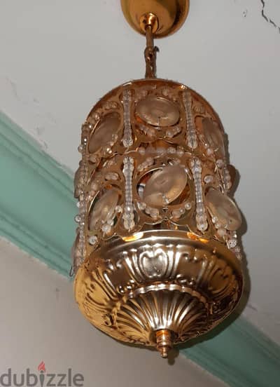 نجفة ( دلاية  كريستال على شكل فانوس)
