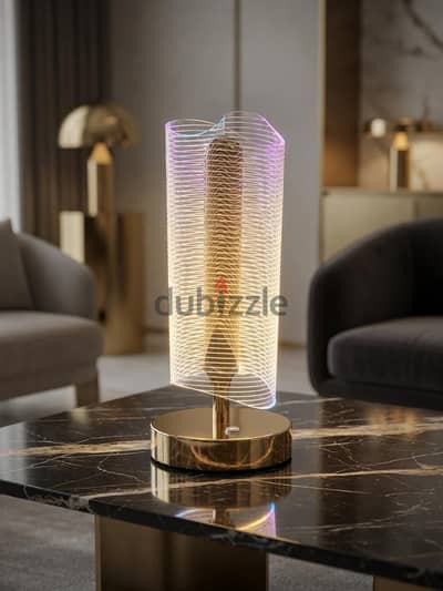 *CRYSTAL TABLE LAMP*   أباجورة الكريستال LED