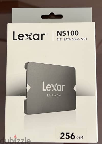 هارد ssd Lexar 256 GB جديد مطلعش من العلبة