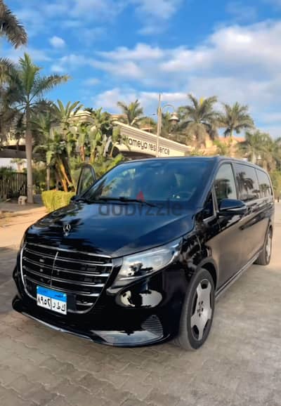 مرسيدس فيانو V300 2026 للايجار Rent Mercedes V-Class Egypt