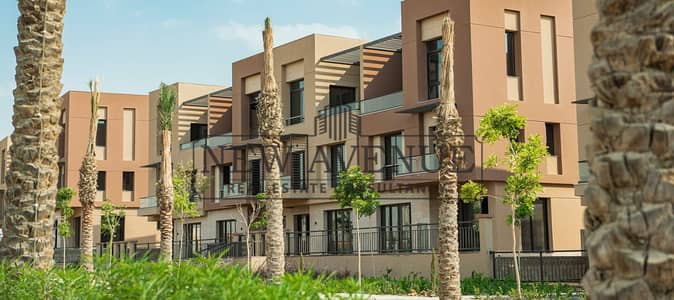 loft with a fully finished garden and parking space and storage room with an open view in district 5 new Cairo by Marakez  development delivery in 1 m