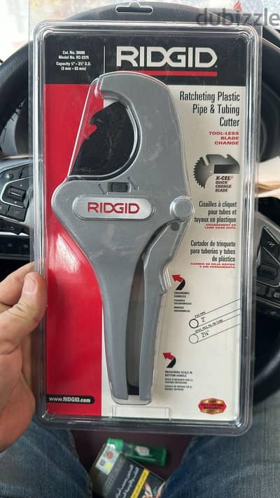 للبيع مقص مواسير RIDGID أمريكي أصلي – جديد بالكرتونة