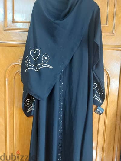 فستان  عباية اسود