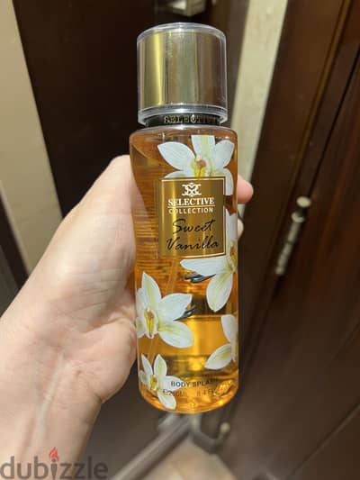 Selective collection sweet vanilla body splash