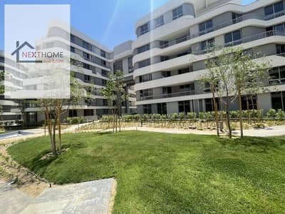 شقة ارضي بجاردن ريسيل 283 متراستلام فوري في كمبوند بلوم فيلدزقلب مدينة المستقبلBloomfields Compound Mostakbal City.