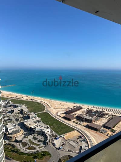 North Edge Tower Alamain highest floor 1/2 bedrooms fully furnished