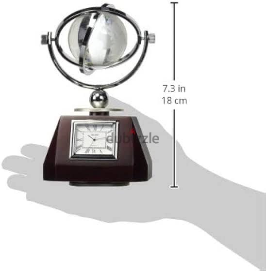 Global clock + desk name plate 1