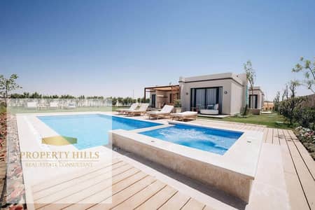 A fully finished villa with air conditioning and a kitchen is available for viewing.