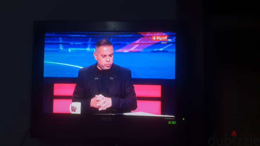 تلفزيون ١٩ بوصه ماركه افول ب  الد في دي داخلي بدون رموت 1