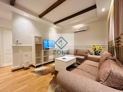 Furnished studio with garden for rent, high-end finishing