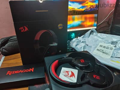 سماعة Redragon H720 Europa كسر زيرو - استخدام أقل من شهر