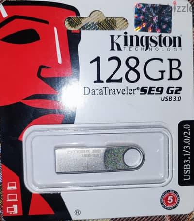فلاشة ١٢٨ جديدة Kingston
