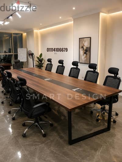 ترابيزة اجتماعات - meeting table - غرفة اجتماعات - meeting room