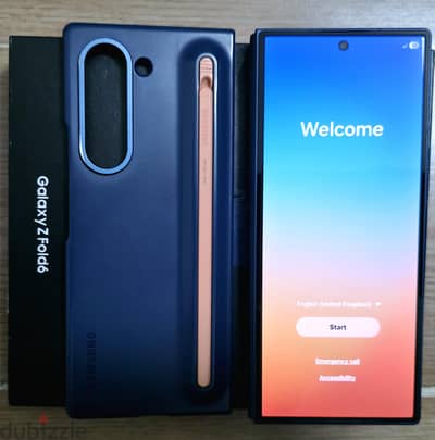 Samsung Z Fold 6 256GB بالعلبة Samsung Z Fold 6 256GB بالعلبة