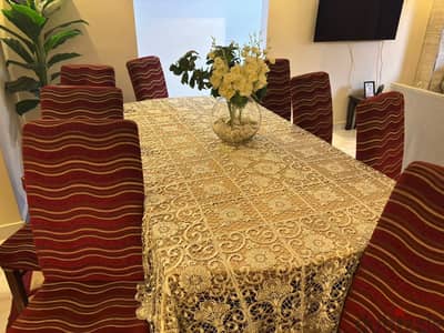 سفره 8 كراسي و نيش