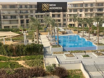 Lowest Price 3 Bedrooms Apartment Pool View With Kitchen and ACs For Rent in Compound Uptown Cairo