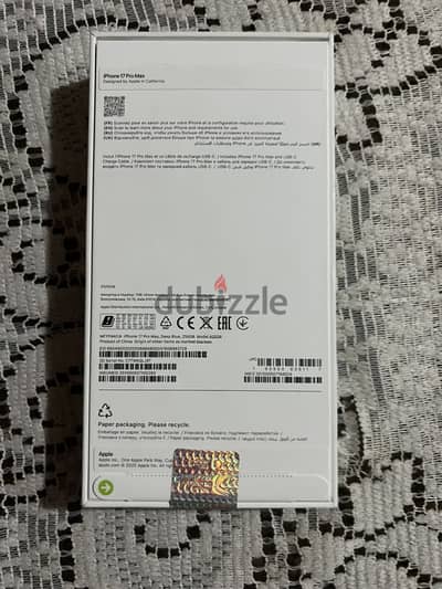 Apple - iPhone 17 Pro Max new with warranty