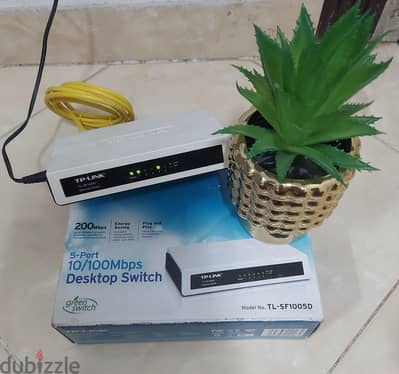 ​سويتش نت تي بي لينك 5 مخرج TP-Link بالعلبة بحالة الزيرو