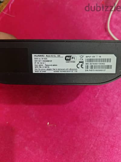 راوتر هوائي 4G هواوي Huawei B315s-608 (جهاز فقط)