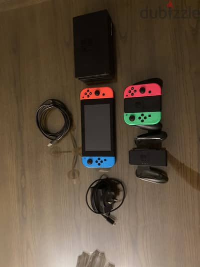 Nintendo switch v2 (mariko) + extra joy cons