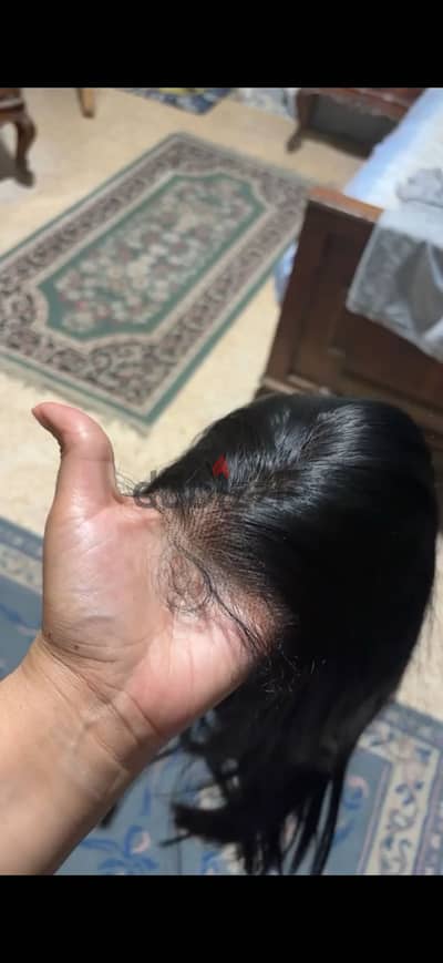 باروكة تل امريكى كارى  اسود فاتح