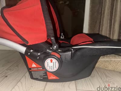 Car seat stage 1, كارسيت حديثي الولاده استخدام بسيط