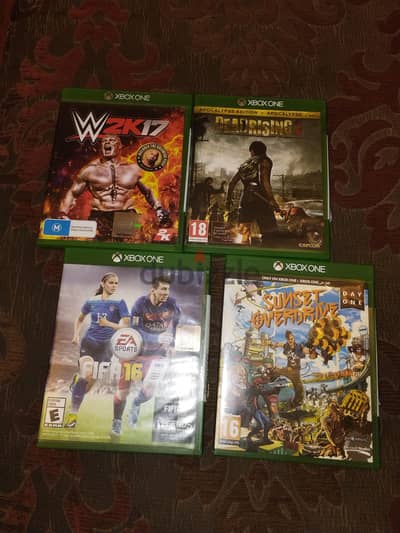 fifa16. w2k17. DeadRising3. sunset overdrive fifa16. w2k17. DeadRising3. sunset overdrive
