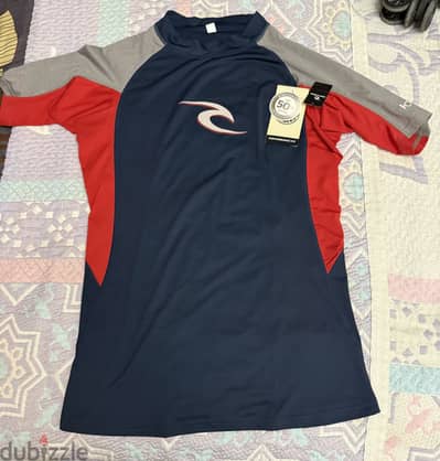 Rip Curl Rashguard Swimming T-Shirt short sleeve 50 SPF