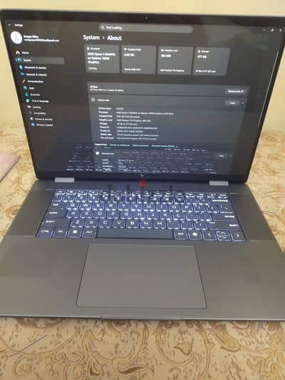 للبيع لابتوب HP Envy x360 وراد امريكا بمواصفات خارقة