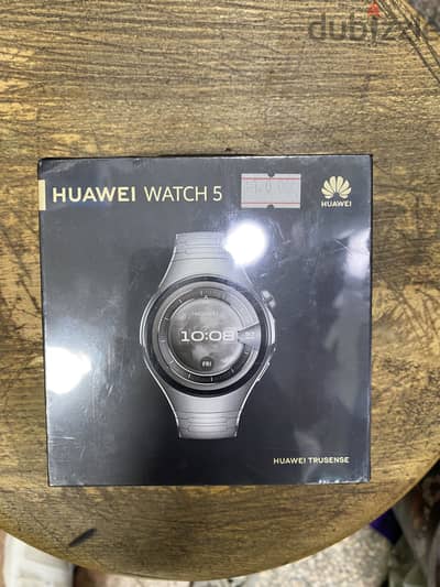 Huawei Watch 5 Titanium  جديدة متبرشمة