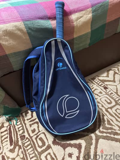 Tennis racket head sparx with artengo bag