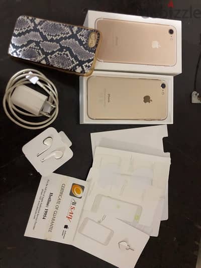 Iphone 7 زيرووو معاه كل حاجه
