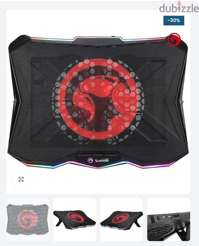 MARVO FN-40 RGB Laptop Cooler Cooling Pad