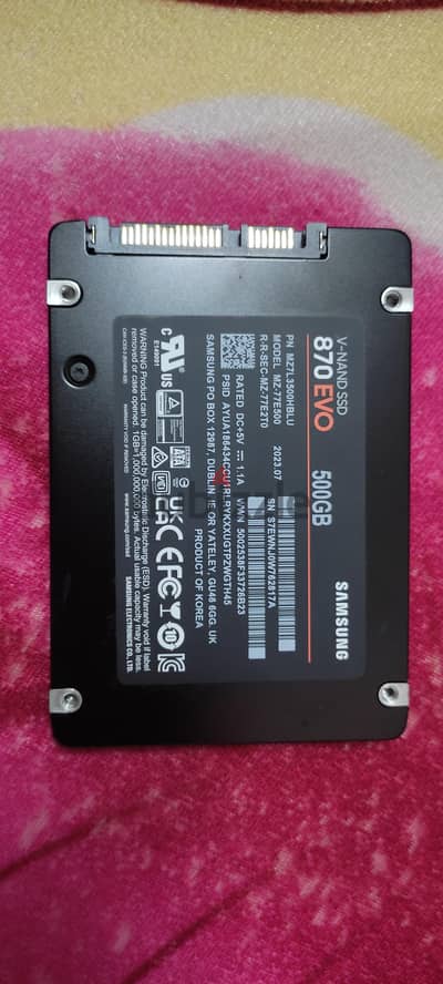 ssd Samsung Evo 870 500g