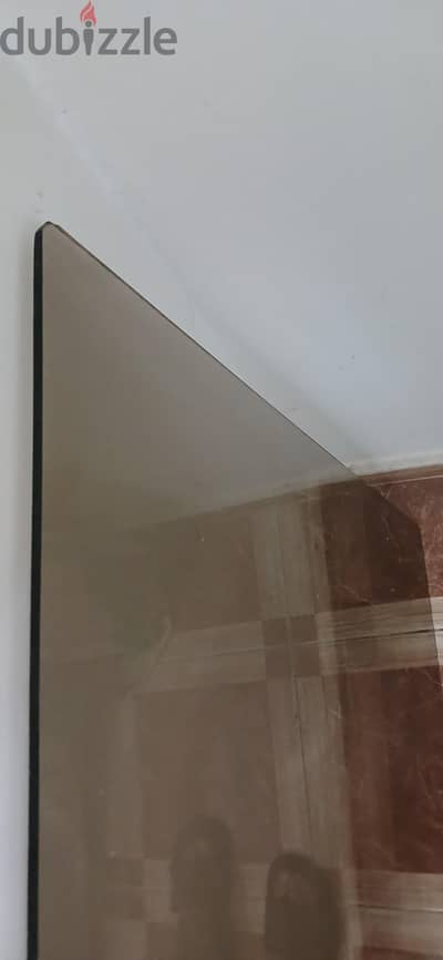 قطعة زجاج سيكوريت 6 مم سيكوريت عسلي فاميه متر ف متر