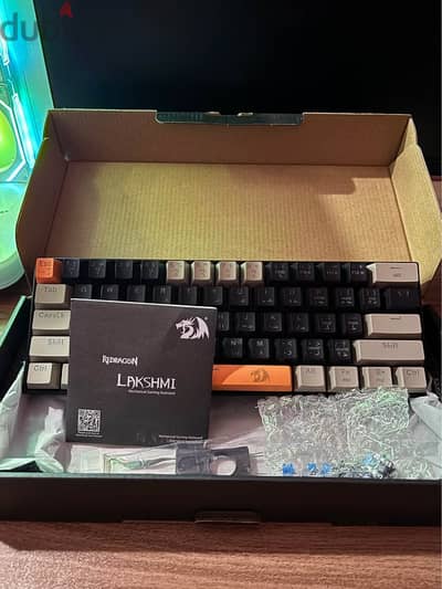 keyboard redragon k606 حالته زيرو زي ما انت شايف كده زيرو بحاله المص